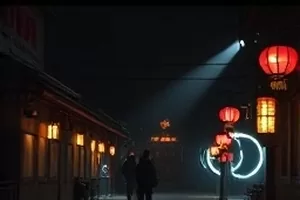 《茶马旧道》横版剧照，山间石板路上的马帮